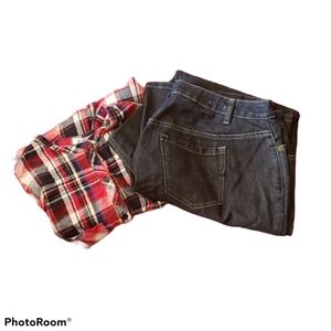 🤩BOGO🤩Justfab flannel shirt